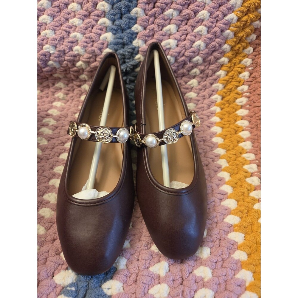 Kensie Eliane Maroon Flats Women’s Size 6